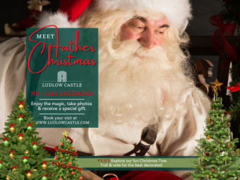 Meet Father Christmas at Ludlow Castle